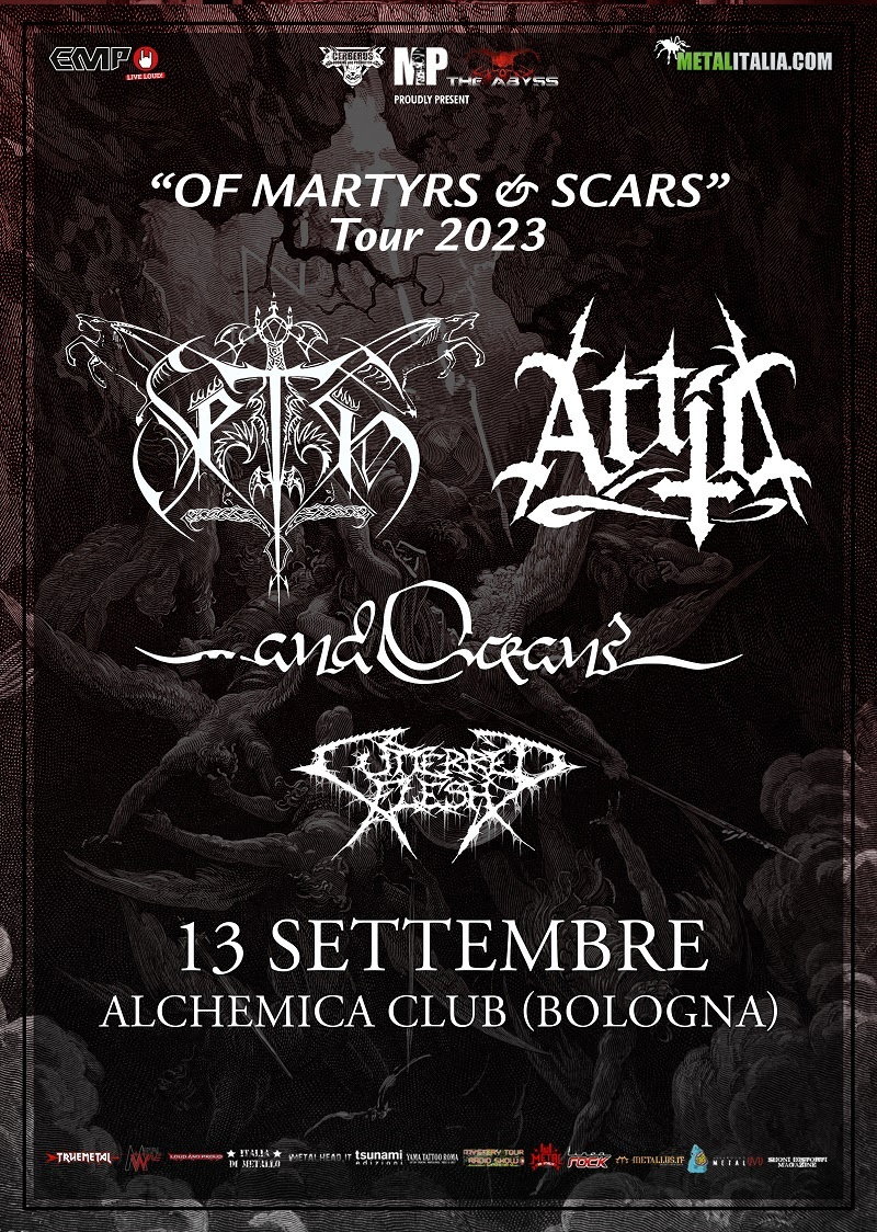 Seth, Attic, ...And Oceans: annunciati gli orari dell'unica data italiana