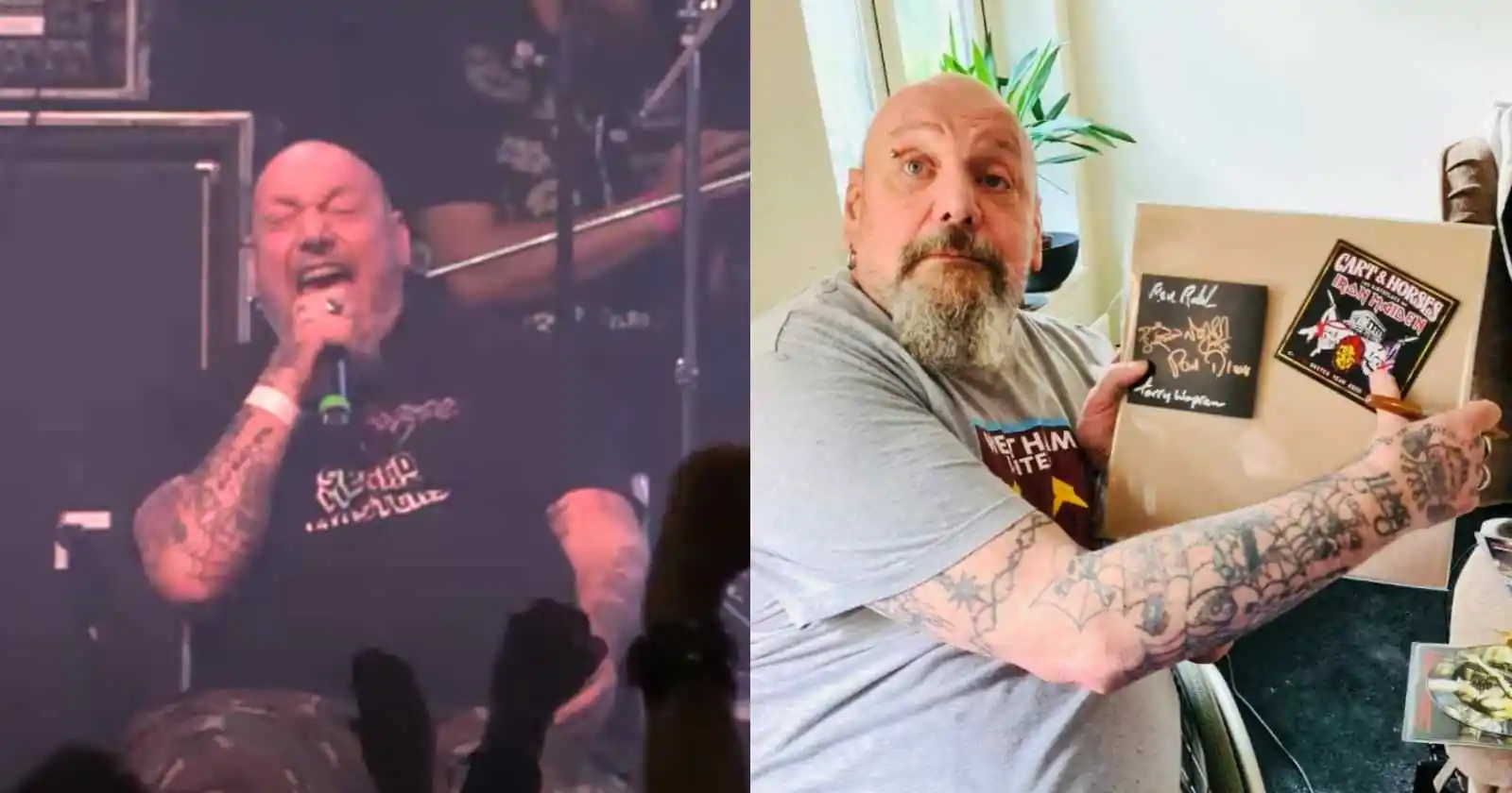 Paul Di'Anno: il filmato professionale della performance dei classici degli Iron Maiden a Cuiabá