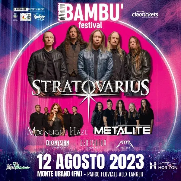 Stratovarius: i dettagli dell'esibizione al Bambù Festival e videomessaggio di Timo Kotipelto