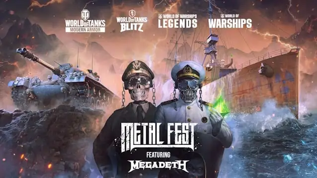 Megadeth: la band approda a World Of Warships e World Of Tanks nell'evento "Metal Fest" di Wargaming