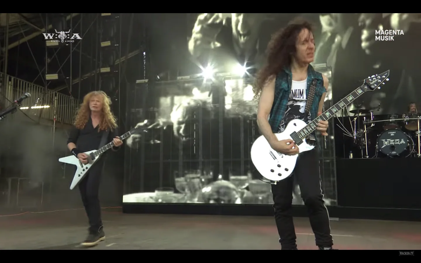 Megadeth: il video professionale dell'esibizione di Wacken con Marty Friedman