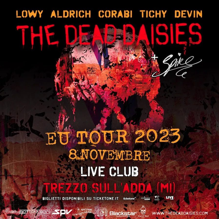 The Dead Daisies: il concerto sarà aperto da Spike dei The Quireboys