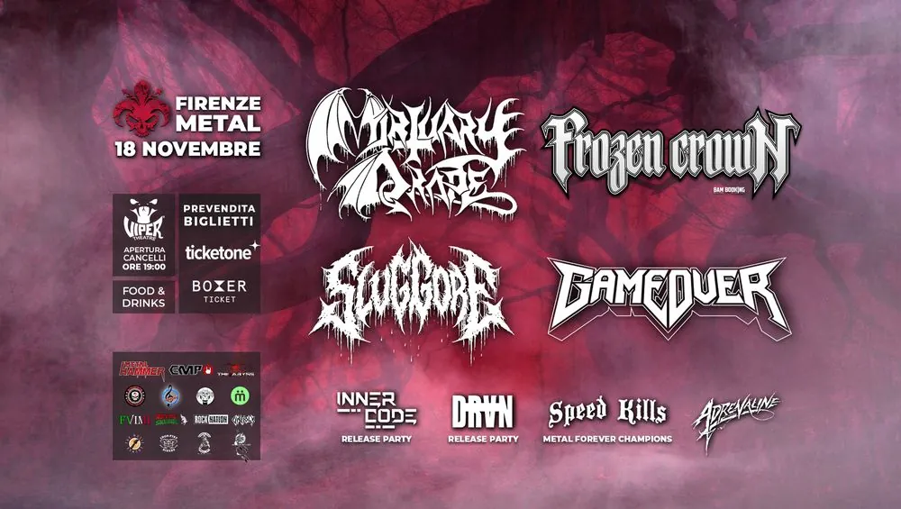 Firenze Metal: annunciata la nuova edizione con Mortuary Drape, Frozen Crown e altri