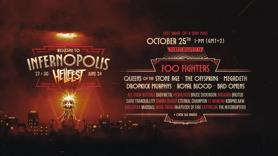 Hellfest 2024: Megadeth, Satyricon e Bruce Dickinson tra i primi nomi annunciati