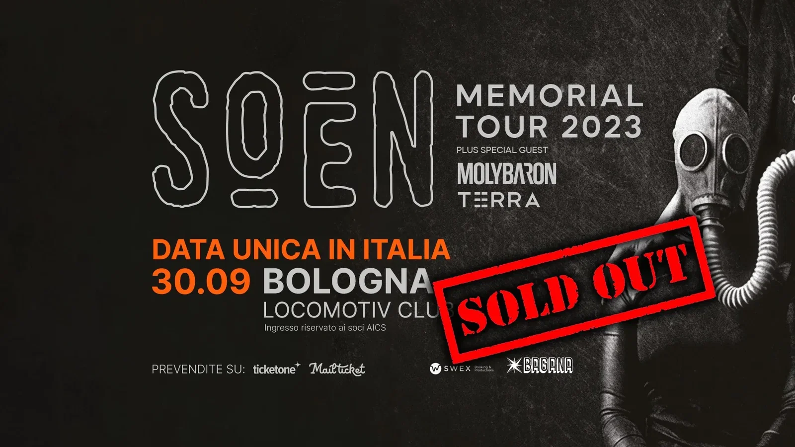 Live Report: Soen, Molybaron, Terra @ Locomotiv Club, Bologna 30/09/2023