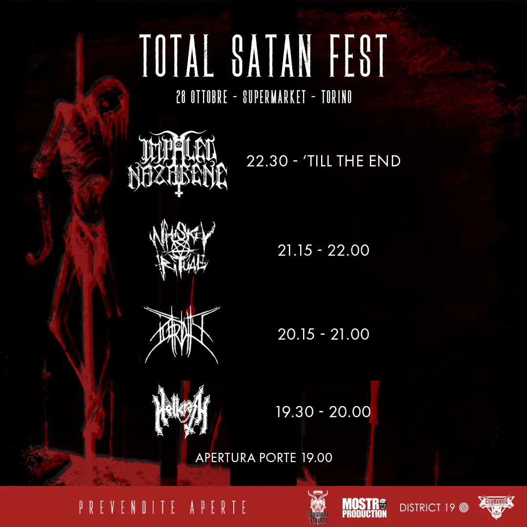 Total Satan Fest: ecco gli orari del festival