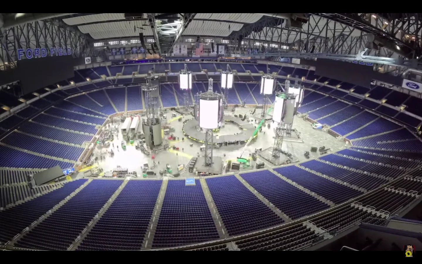 Metallica: il video in timelapse di costruzione e smontaggio dello stage 'M72'