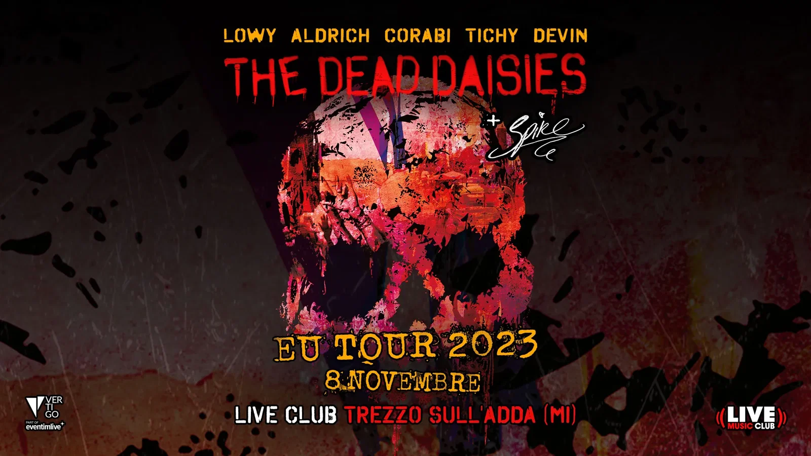 Live Report: TheDead Daisies + Spike @ Live Club, Trezzo Sull'Adda (MI) - 08/11/2023