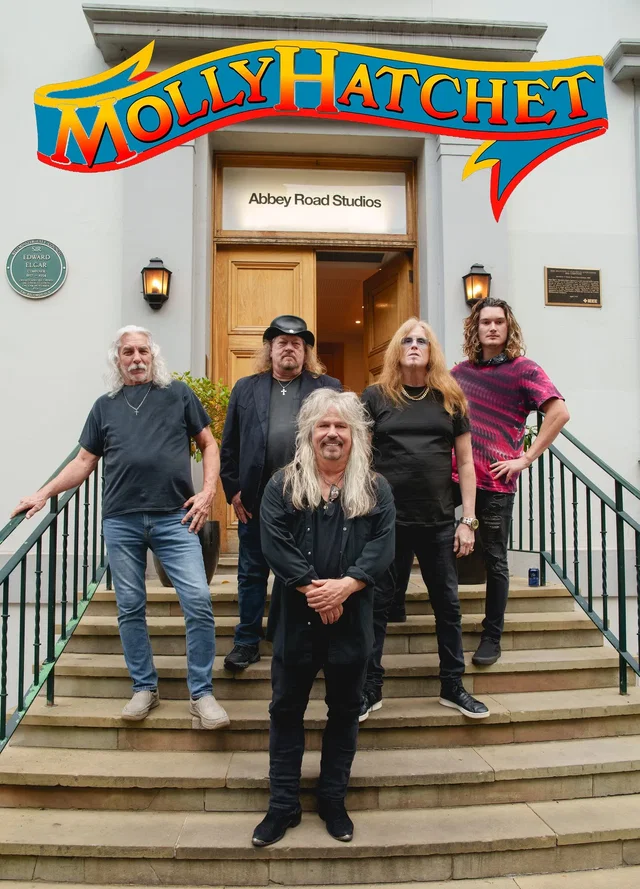 MOLLY HATCHET recording at Abbey Road Studios 28th June 2023.