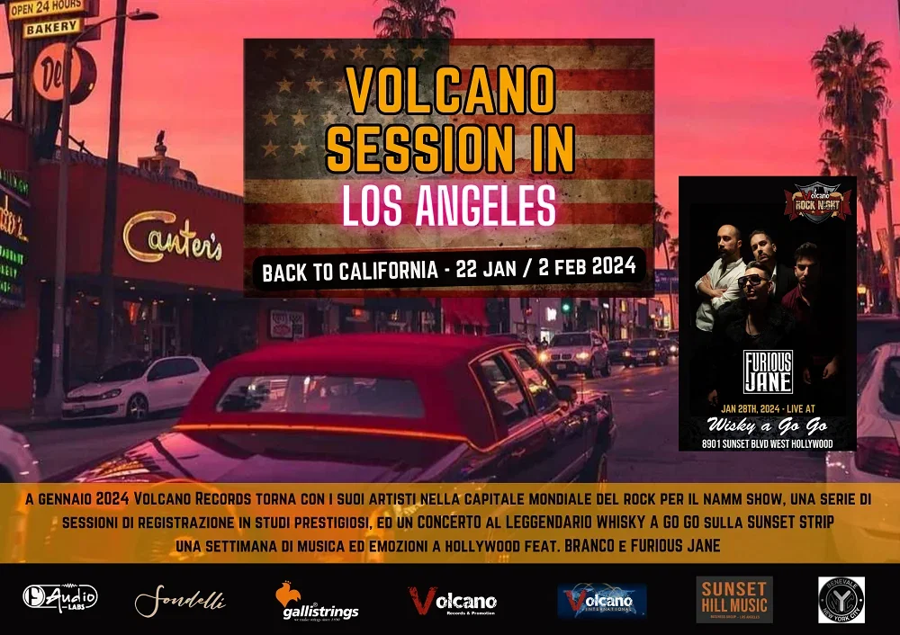 Volcano Records: torna la Volcano Session a Los Angeles