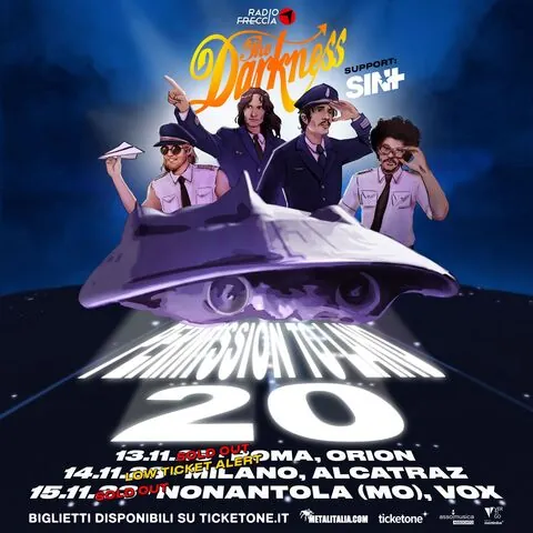 Live Report: The Darkness - Permission To Land 20th Anniversary Tour @Alcatraz, Milano – 14/11/2023