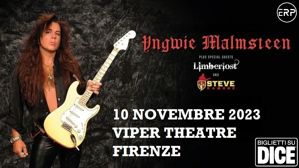 Yngwie Malmsteen: orari e dettagli della data di Firenze
