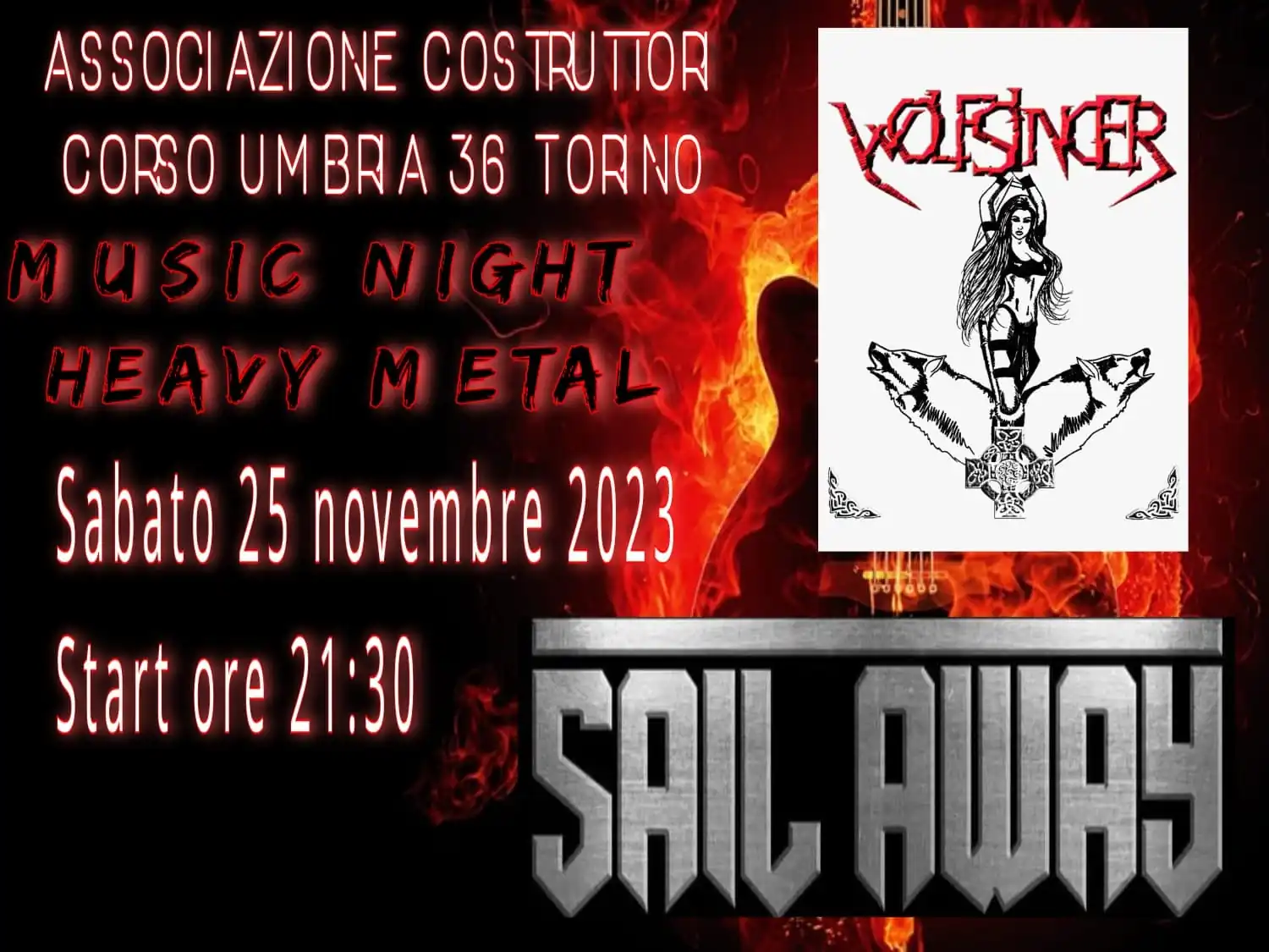 Sail Away: con i Wolfsinger nella data del 25 novembre