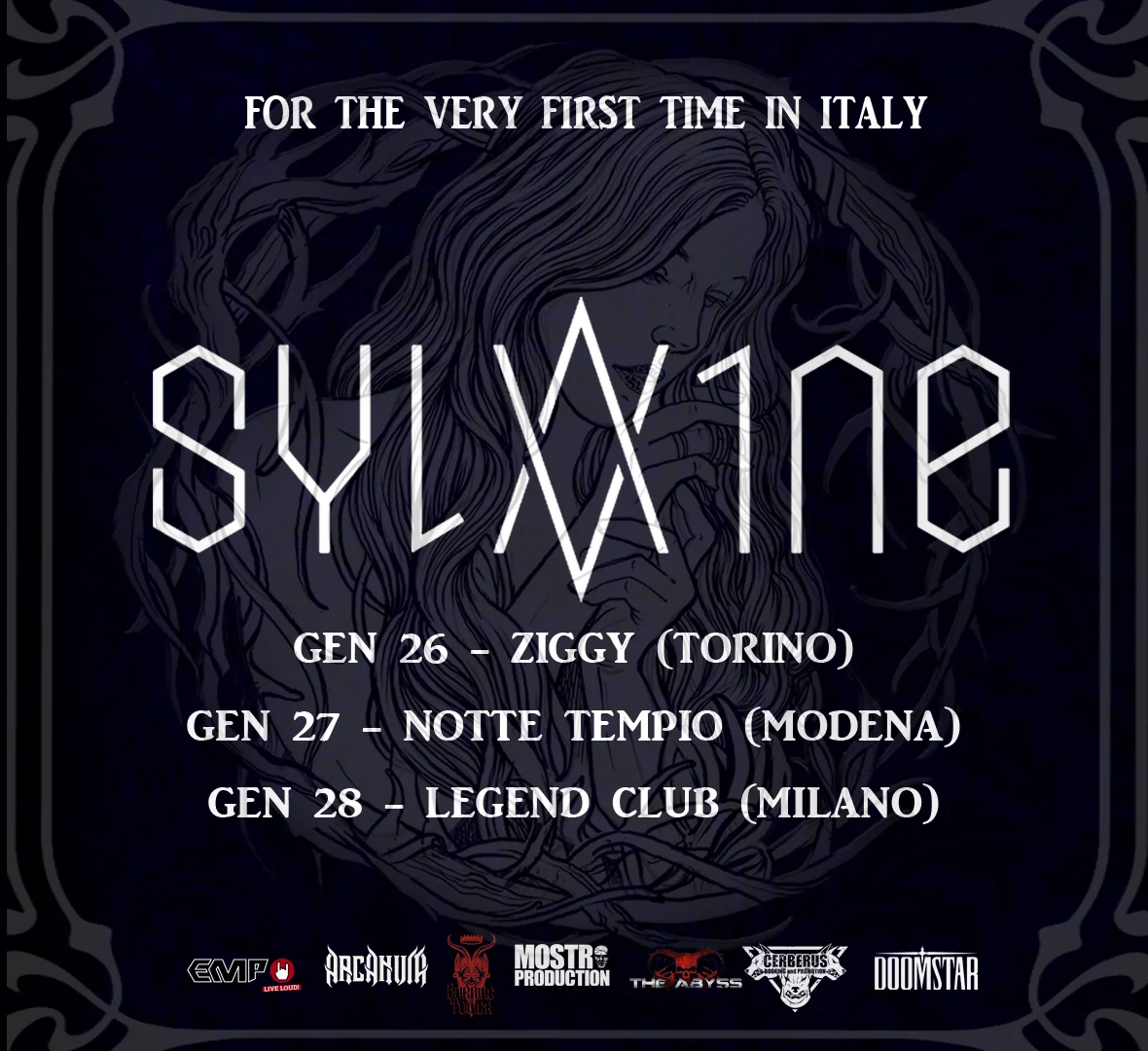 Sylvaine: per la prima volta in Italia, annunciate tre date a gennaio
