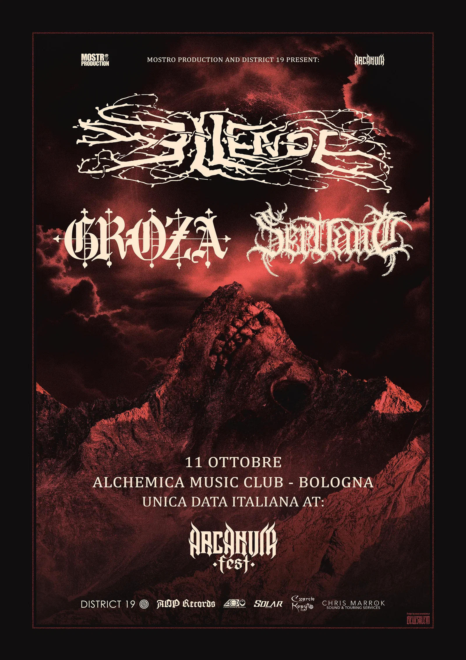 Arcanum Fest 2024: per Ellende e Groza unica data italiana