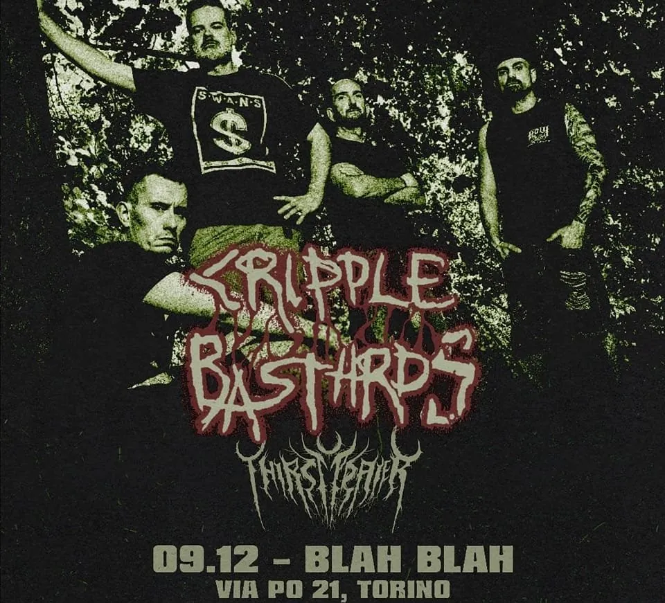 Live Report: Cripple Bastards + Thirst Prayer @ Blah Blah, Torino - 09/12/2023