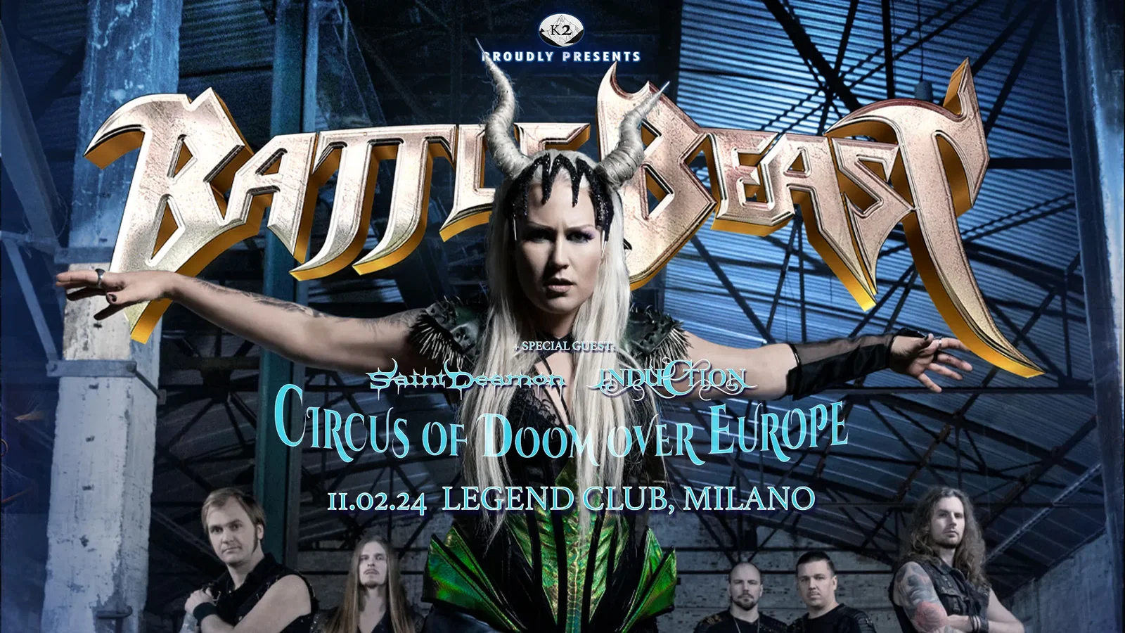 Live Report: Battle Beast, Saint Deamon e Induction @ Legend Club, Milano - 11/02/2024