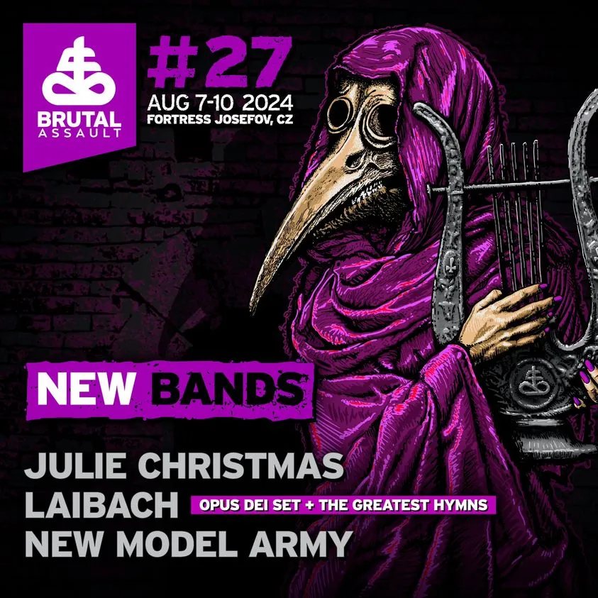 Brutal Assault 2024: aggiunte altre 4 band obscure wave all'edizione #27