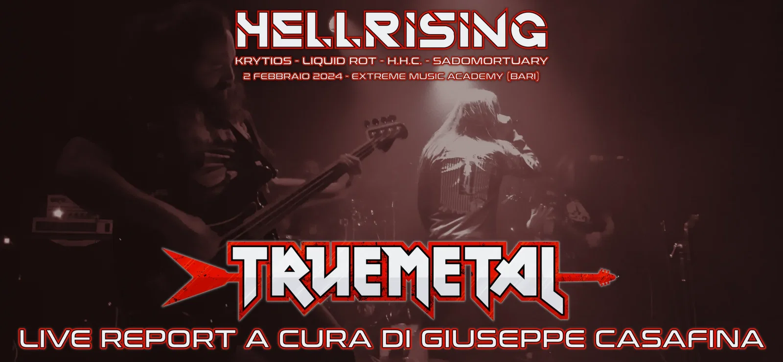 Live Report: Hellrising @Extreme Music Academy, Bari - 02/02/2024