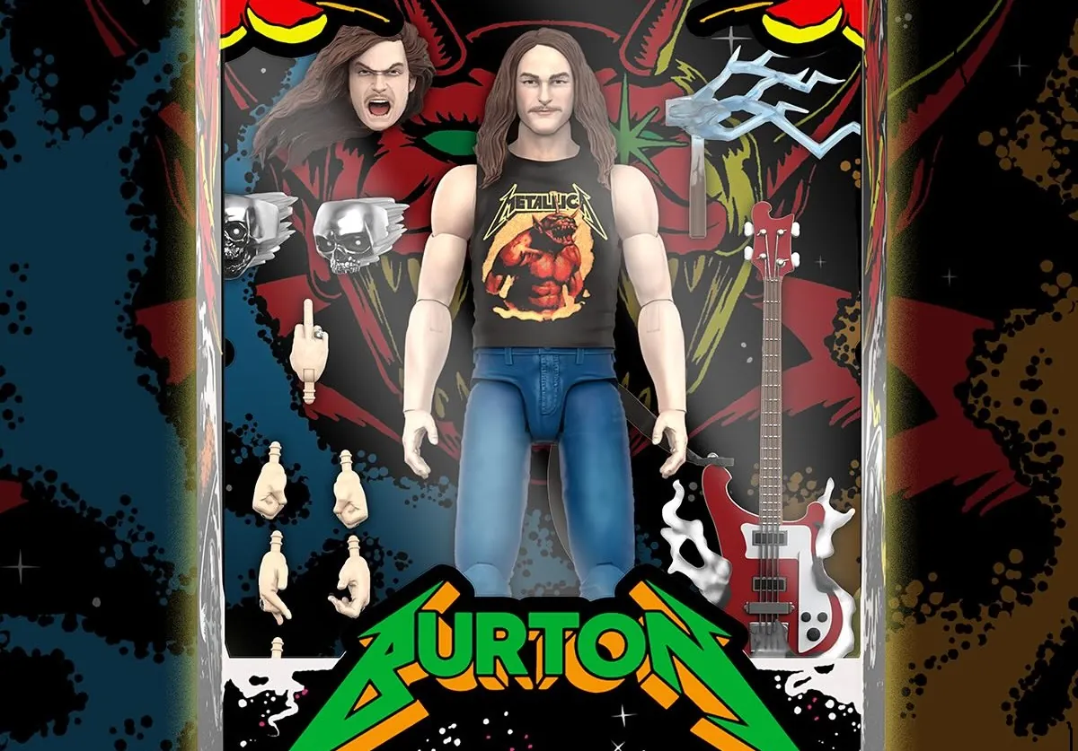 Metallica: action figure di Cliff Burton