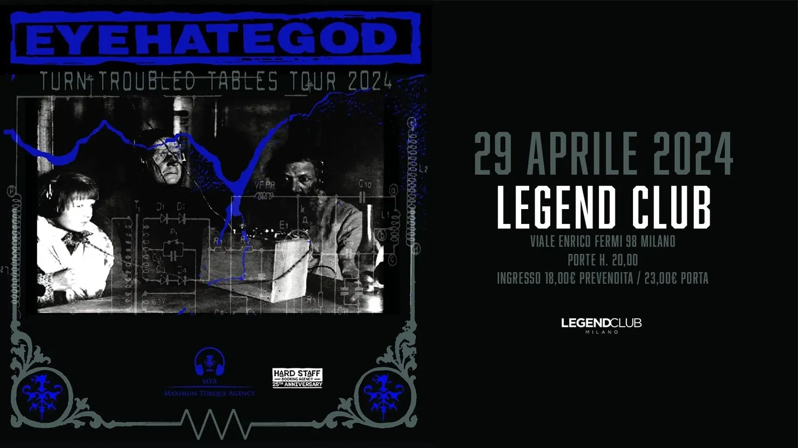 Live Report: Eyehategod @ Legend Club, Milano - 29/04/2024