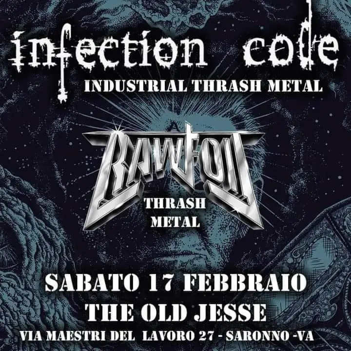 Live Report: Destroyer Night con Infection Code e Rawfoil @ The Old Jesse, Saronno (VA) – 17.02.2024