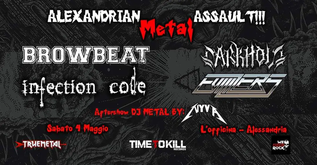 Alexandrian Metal Assault: la prima edizione sabato 4 maggio