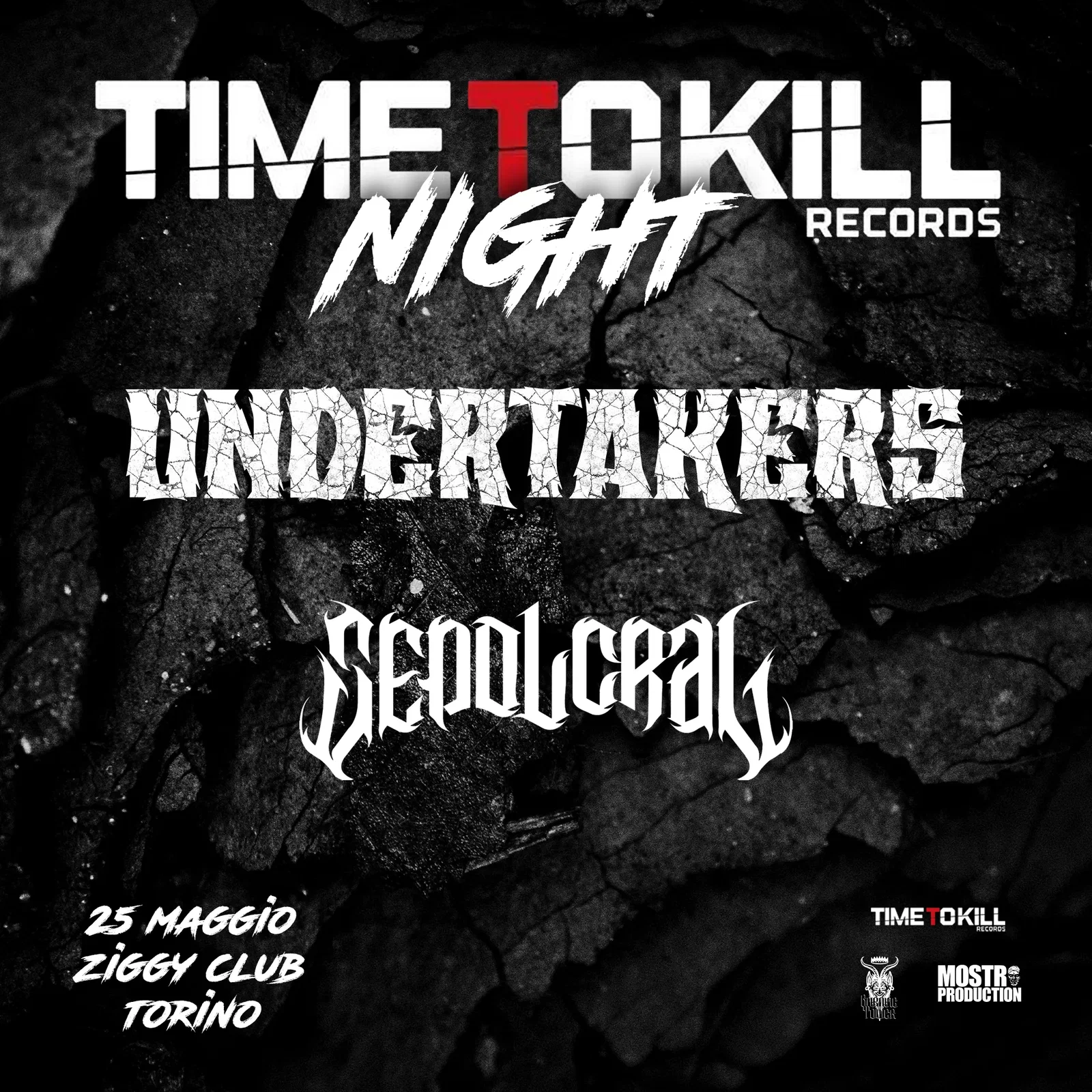 Time To Kill Night: il prossimo 25 maggio con Undertakers e Sepolcral