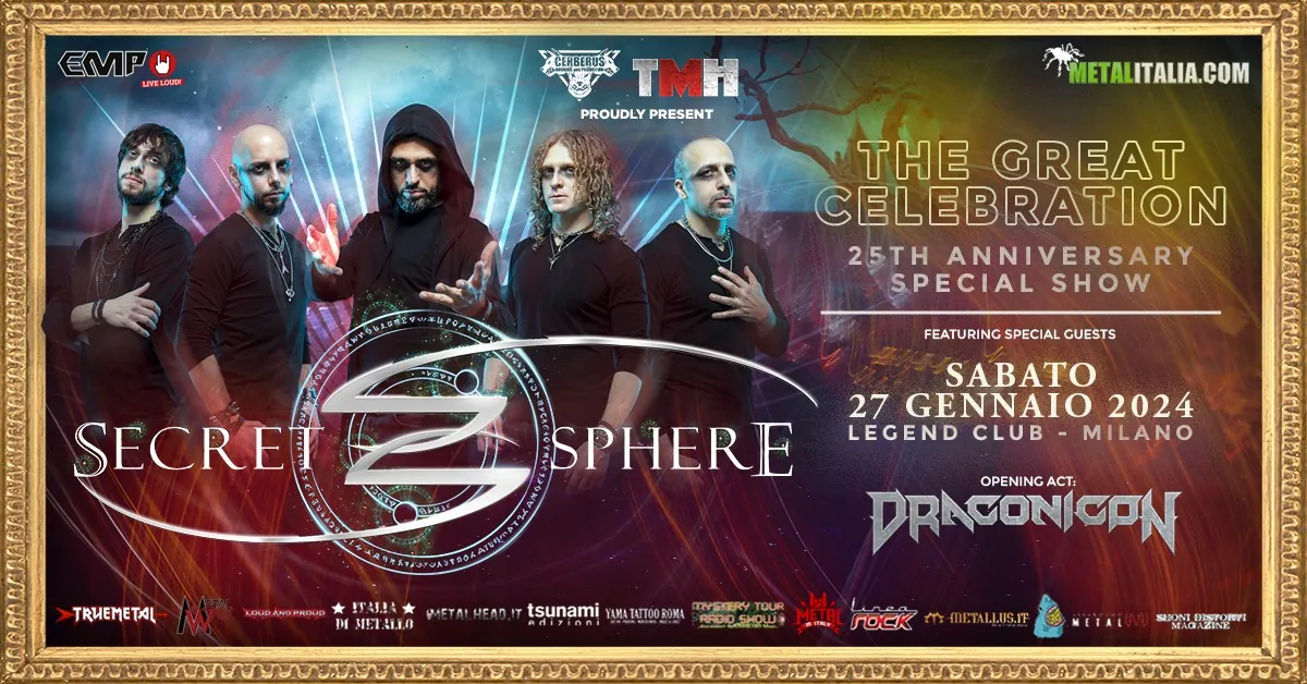 Live Report: Secret Sphere + Draconicon @ Legend Club, Milano - 27/01/2024
