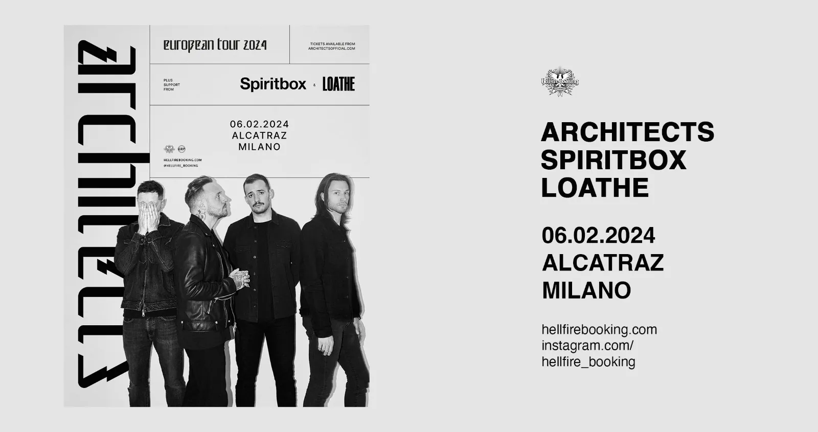 Live Report: Architects, Spiritbox, Loathe - Alcatraz, 06/02/2024