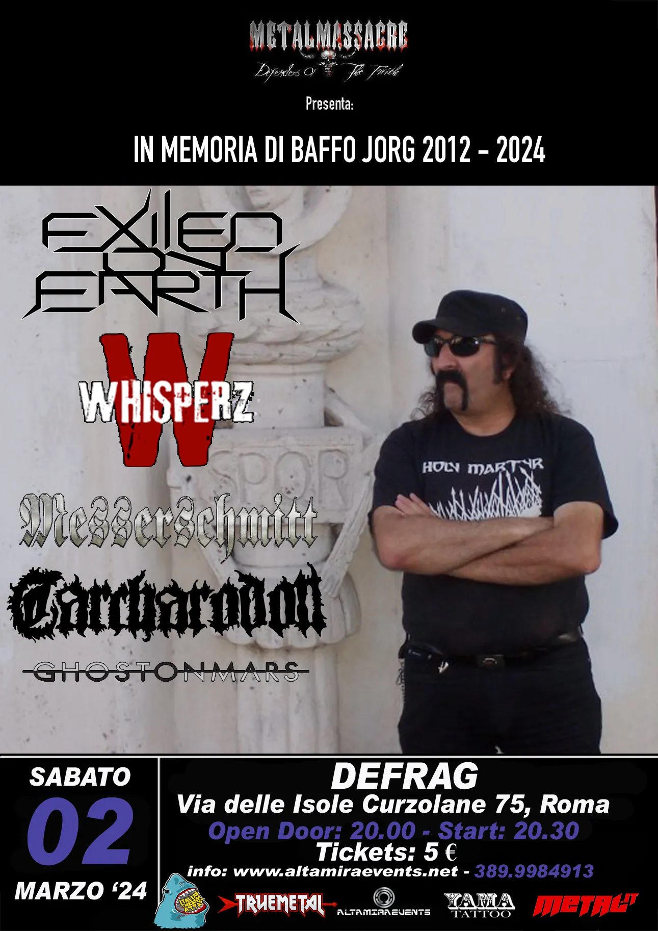 Metal Massacre: memorial Baffo Jorg @Defrag