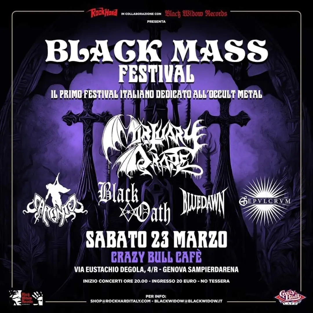 Black Mass Festival: cancellata l'esibizione dei Mortuary Drape