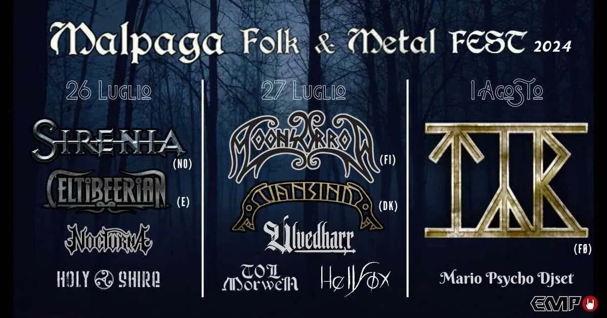 Malpaga Folk & Metal Fest: tutti i dettagli dell'11° edizione