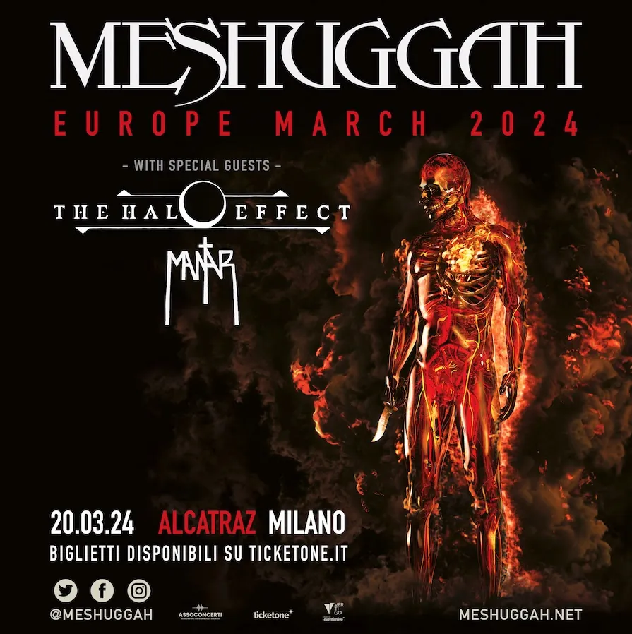 Live Report: Meshuggah+The Halo Effect+Mantar @Alcatraz, Milano – 20/03/2024