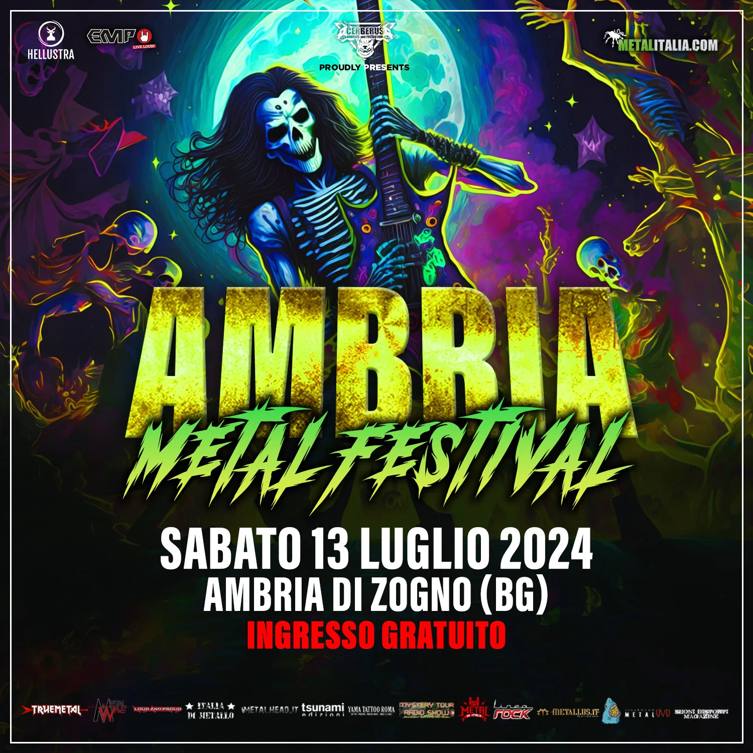 Ambria Metal Festival: orari e dettagli dell'evento gratuito