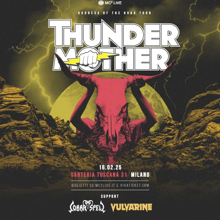 Thundermother: una data a Milano nel 2025 con Cobra Spell e Vulvarine