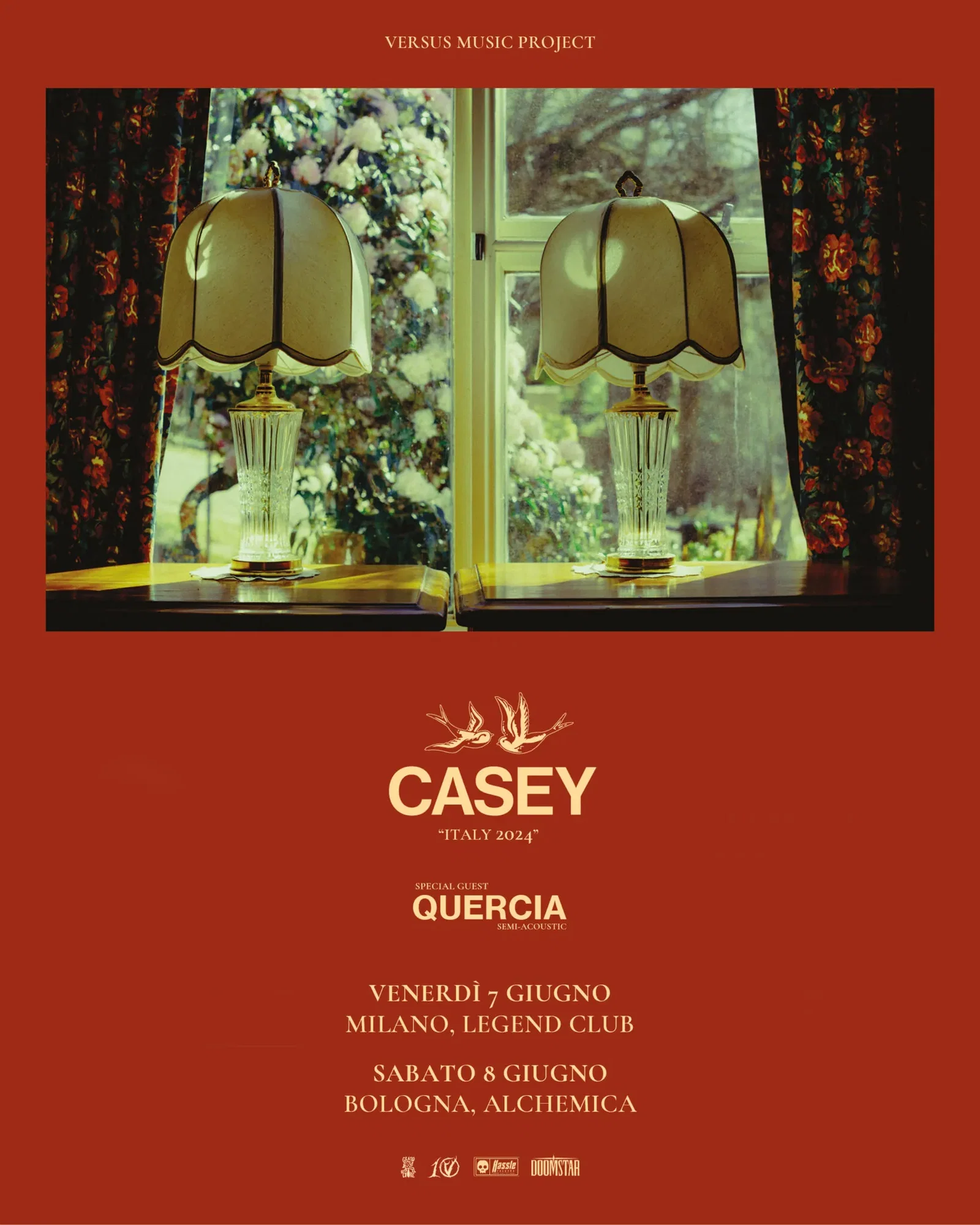 Casey: il prossimo weekend a Bologna e Milano