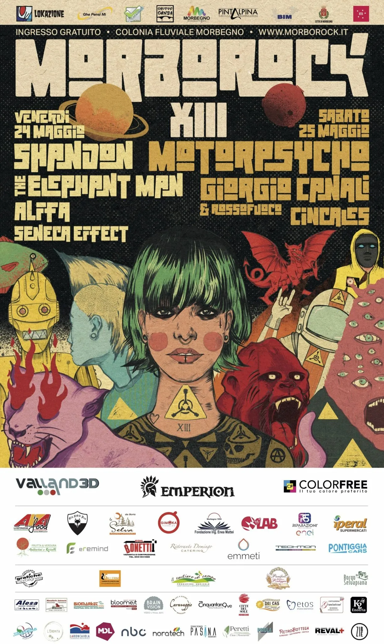 Morborock: festival gratuito con i Motorpsycho