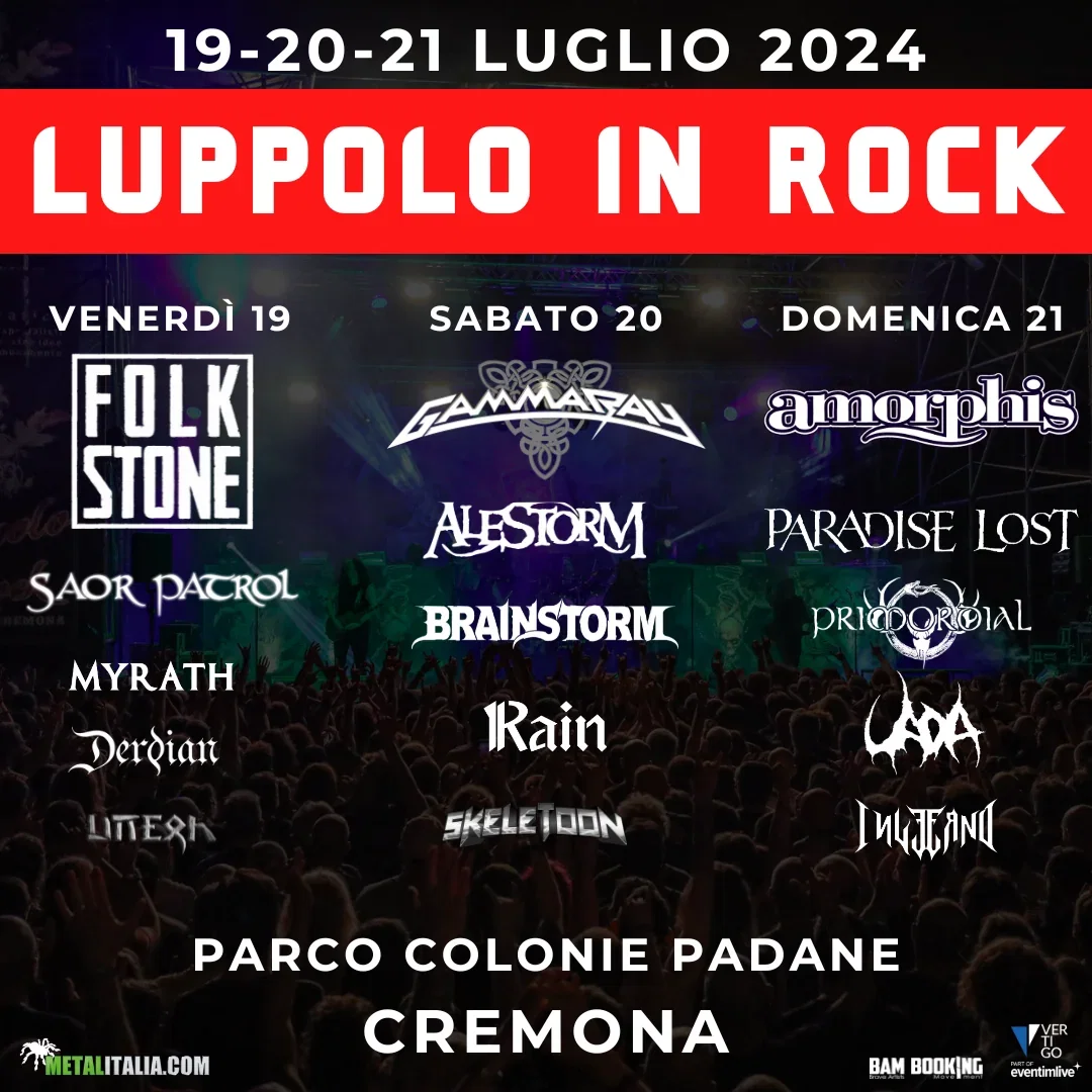 Luppolo in Rock 2024: al via la tre giorni di Rock e Metal a Cremona