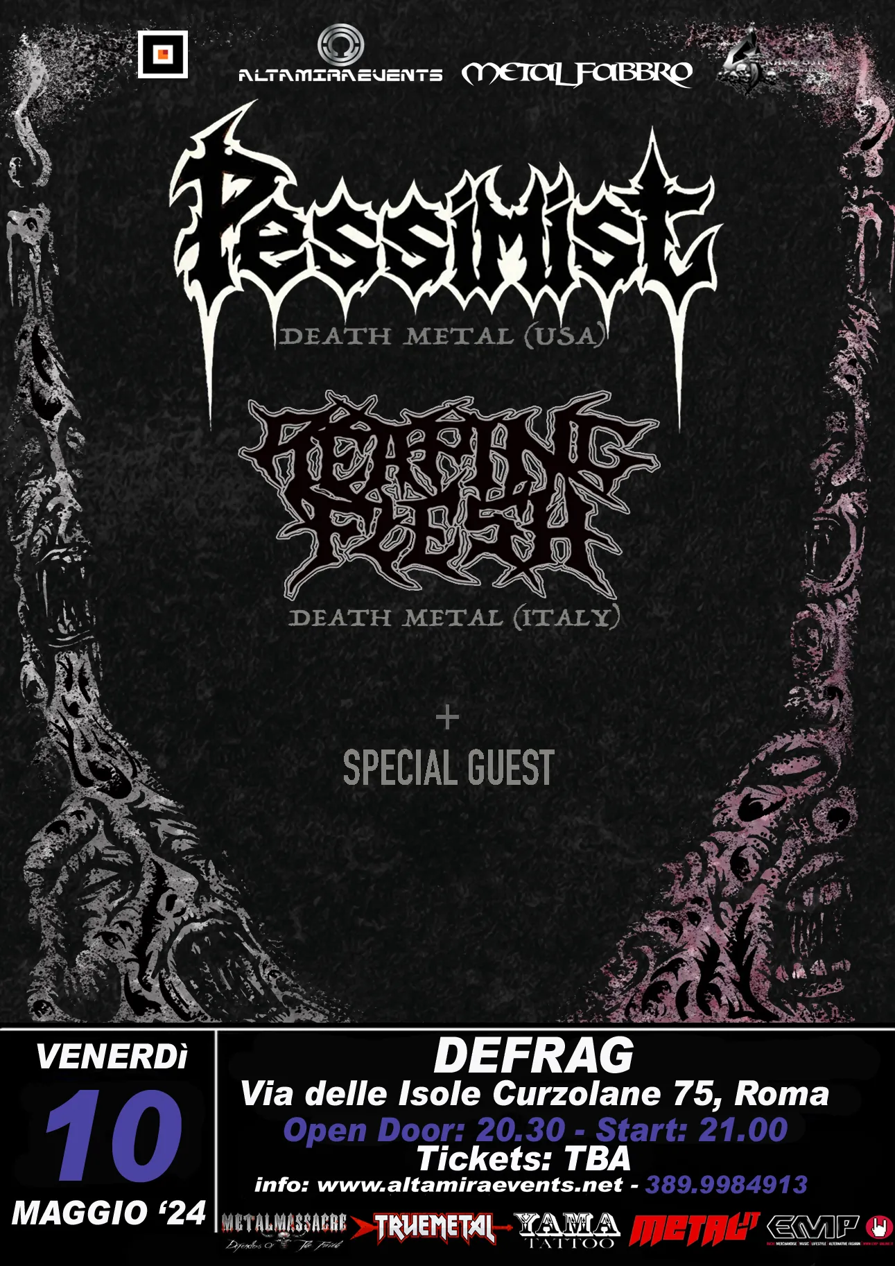 Pessimist: venerdì 10 maggio @Defrag di Roma