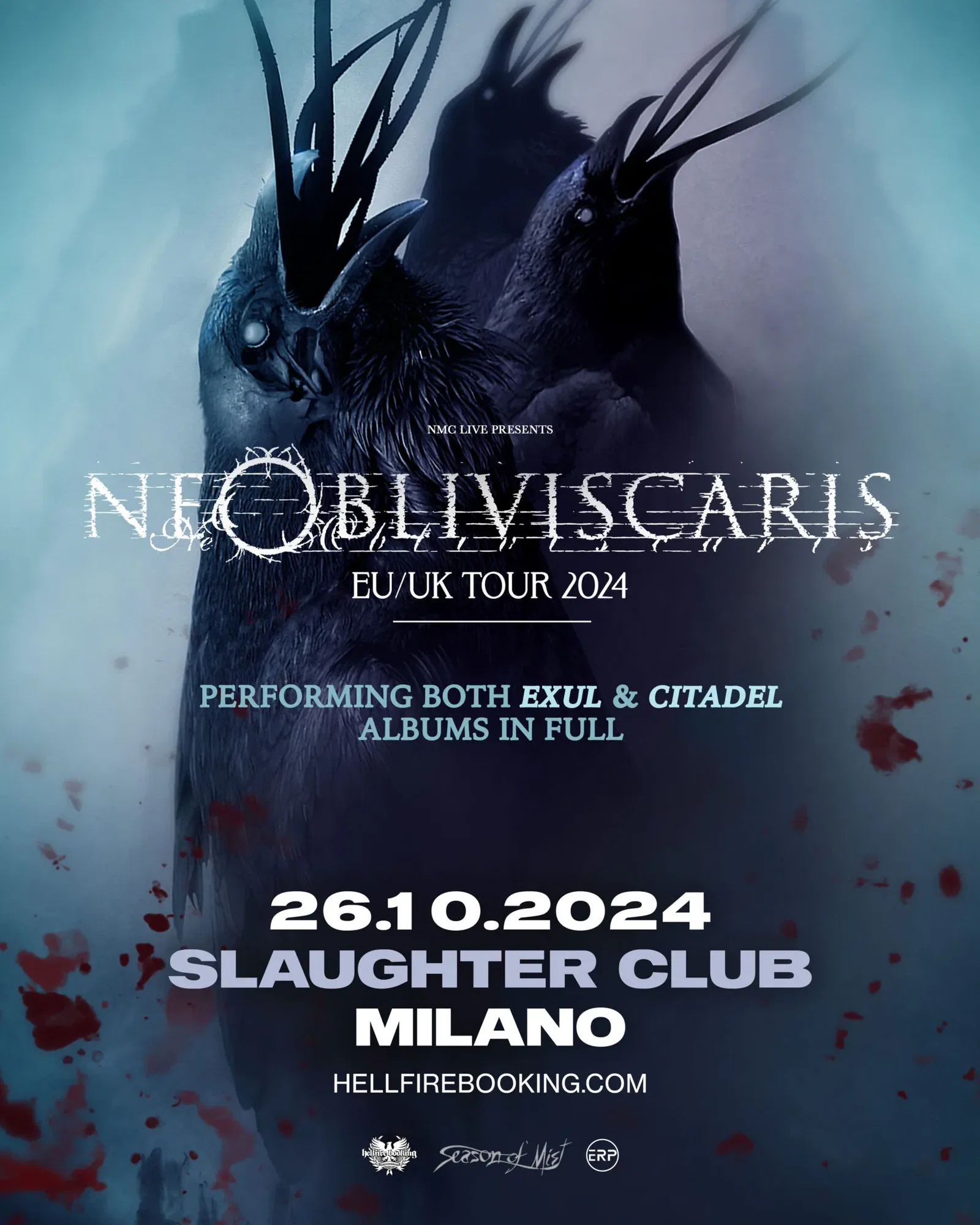Ne Obliviscaris @ Slaughter Club, Milano - 26/10/2024