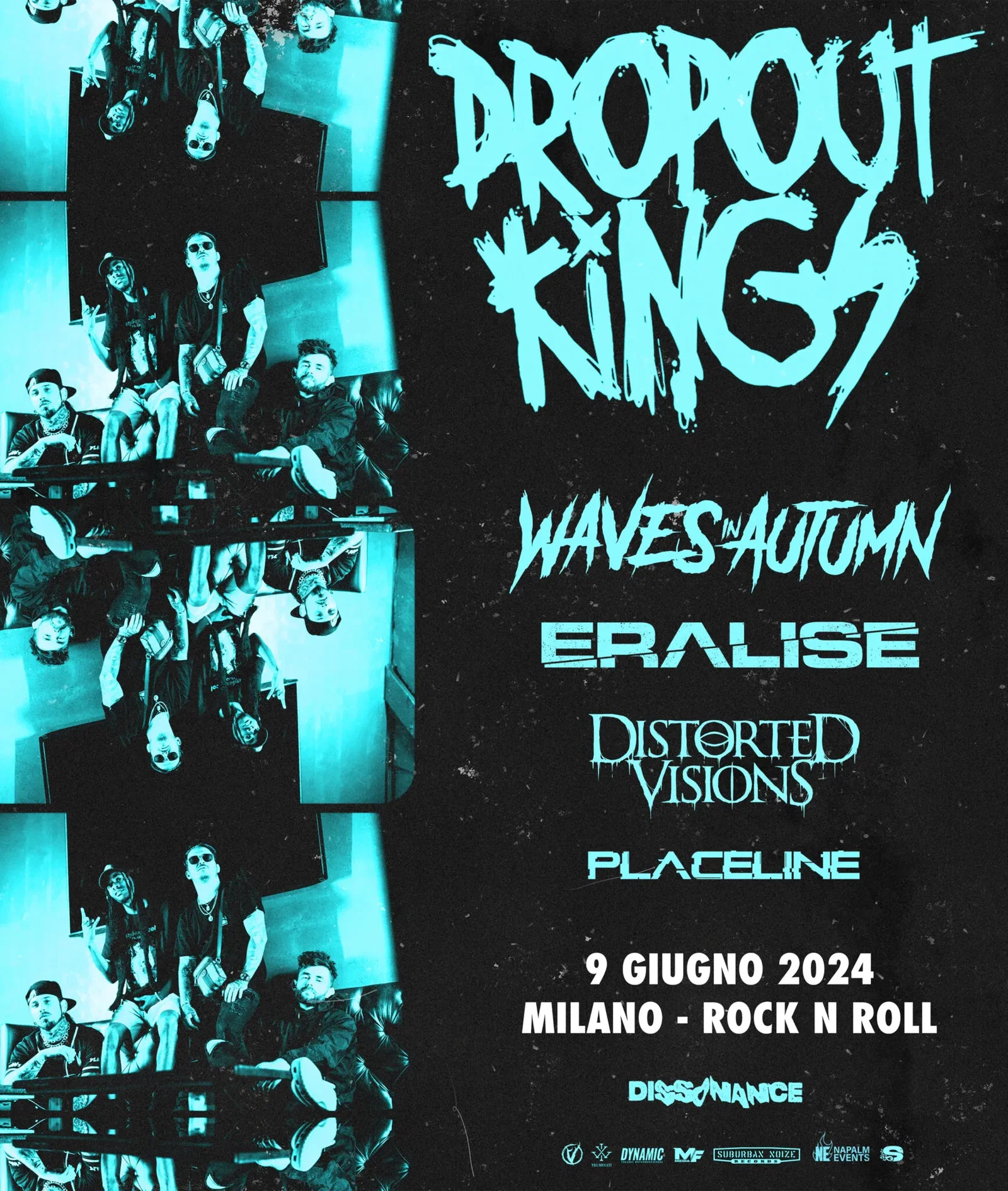 Dropout Kings: info ed orari della data di domenica a Milano
