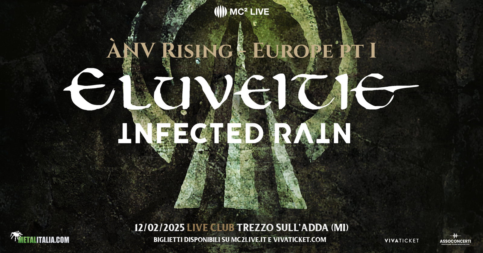 Eluveitie + Infected Rain @ Live Club, Trezzo sull'Adda (MI) - 12/02/2025