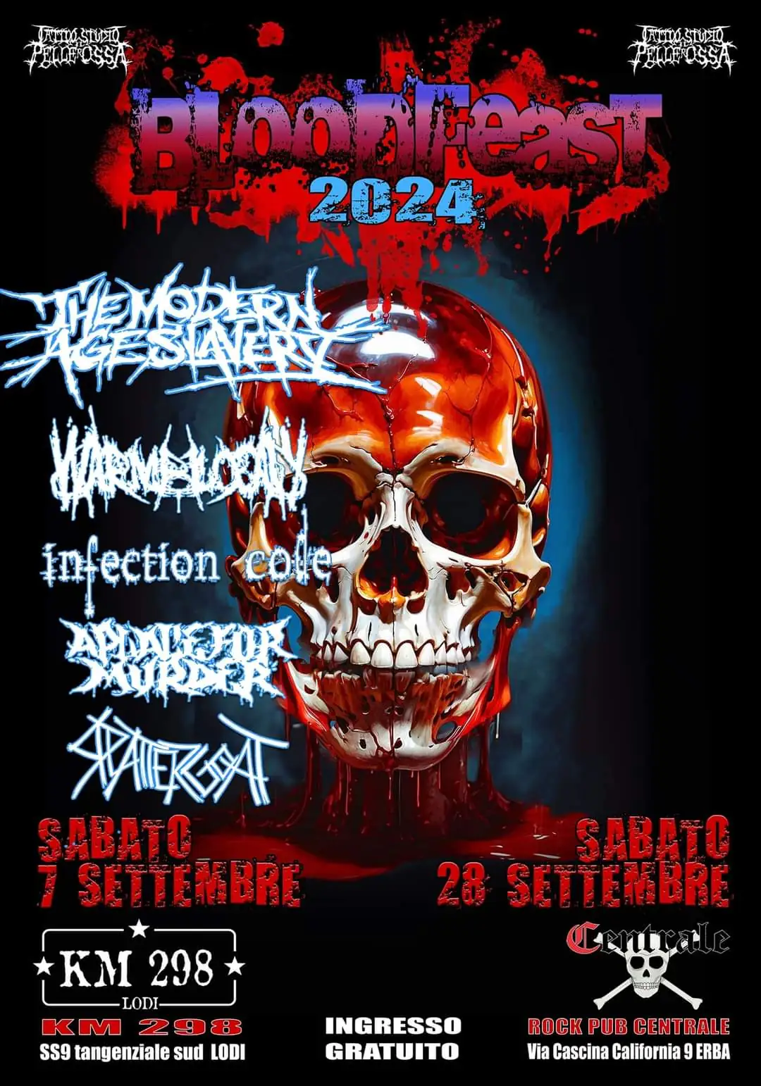 Bloodfeast 2024 @ KM 298, Lodi - 07/09/2024
