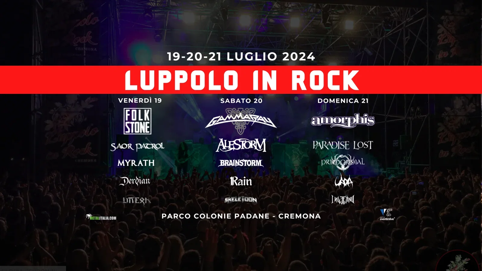 Luppolo in Rock Day 2 @ Parco Colonie Padane, Cremona - 20/07/2024