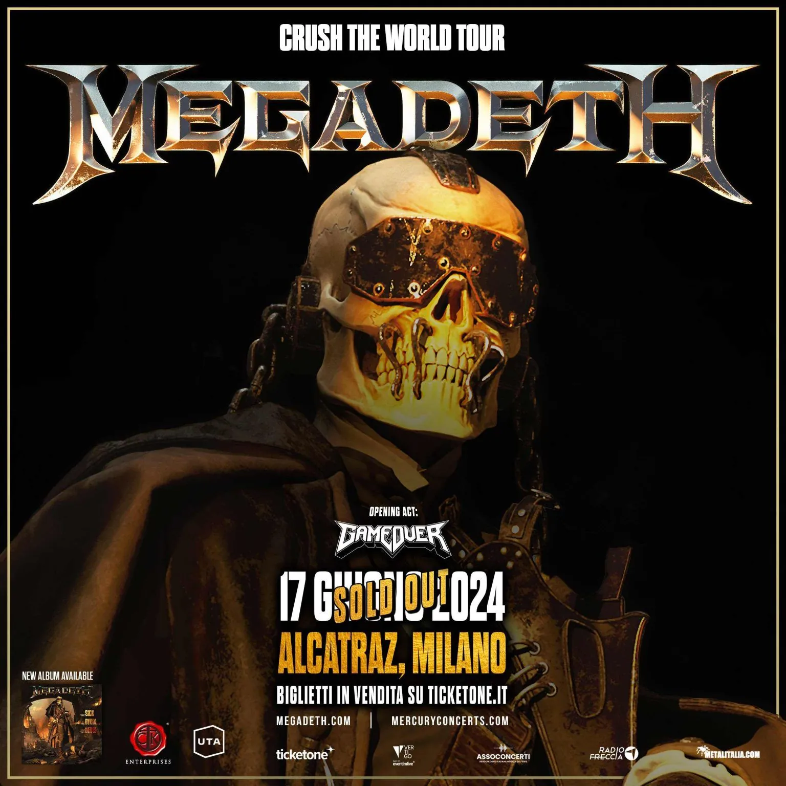 Live Report: Megadeth+Game Over @Alcatraz, Milano – 17/06/2024