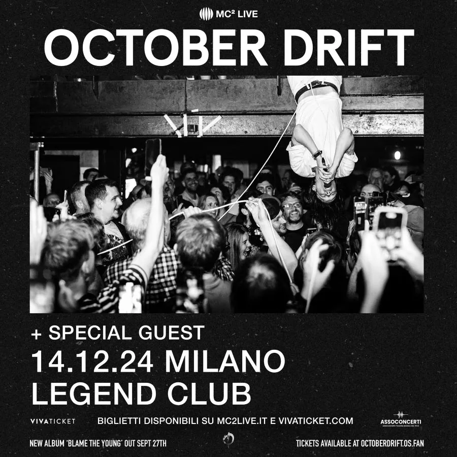 October Drift: a dicembre una data a Milano