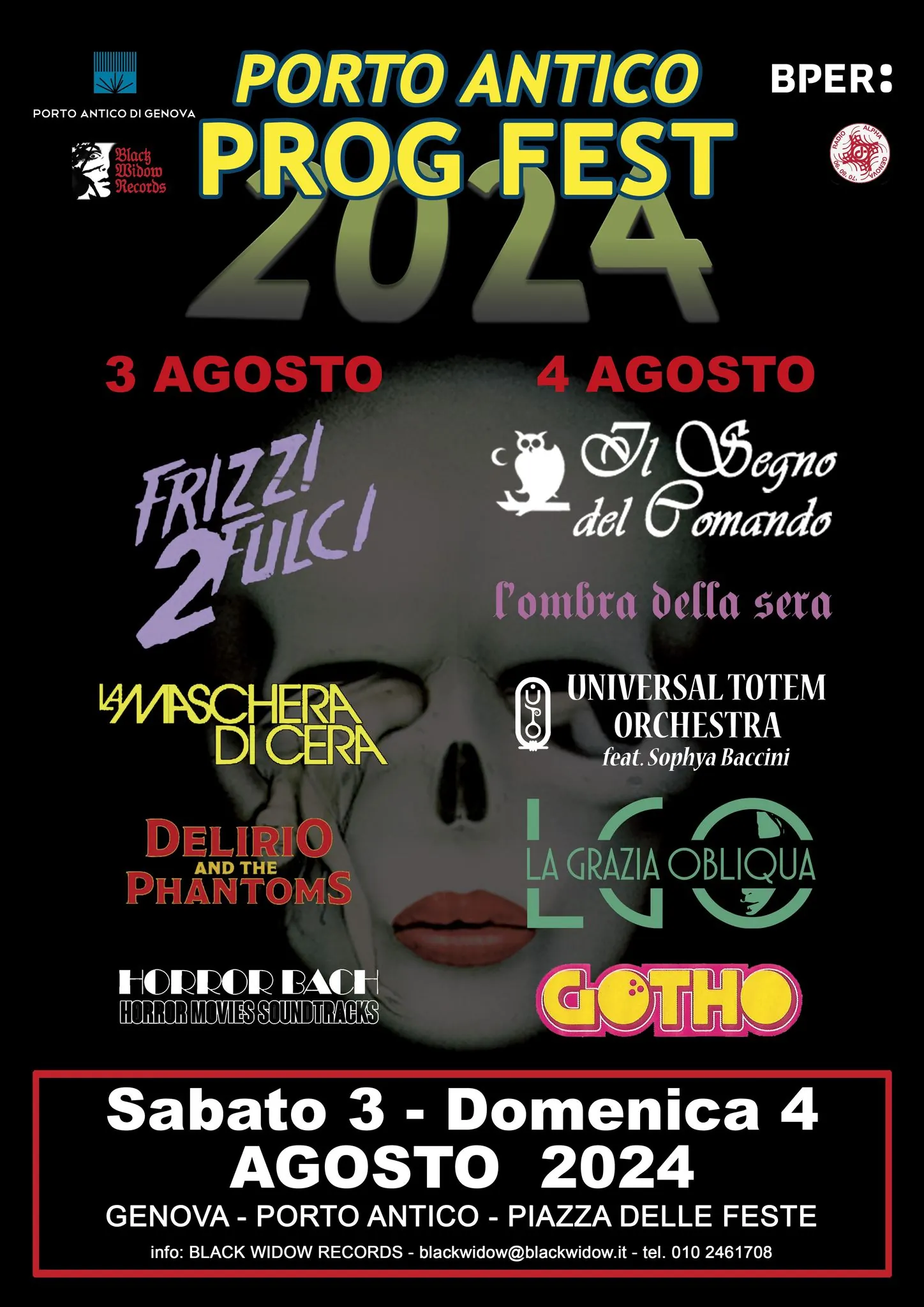 Porto Antico Prog Fest 2024 Day 1 @ Piazza delle Feste, Porto Antico, Genova - 03/08/2024