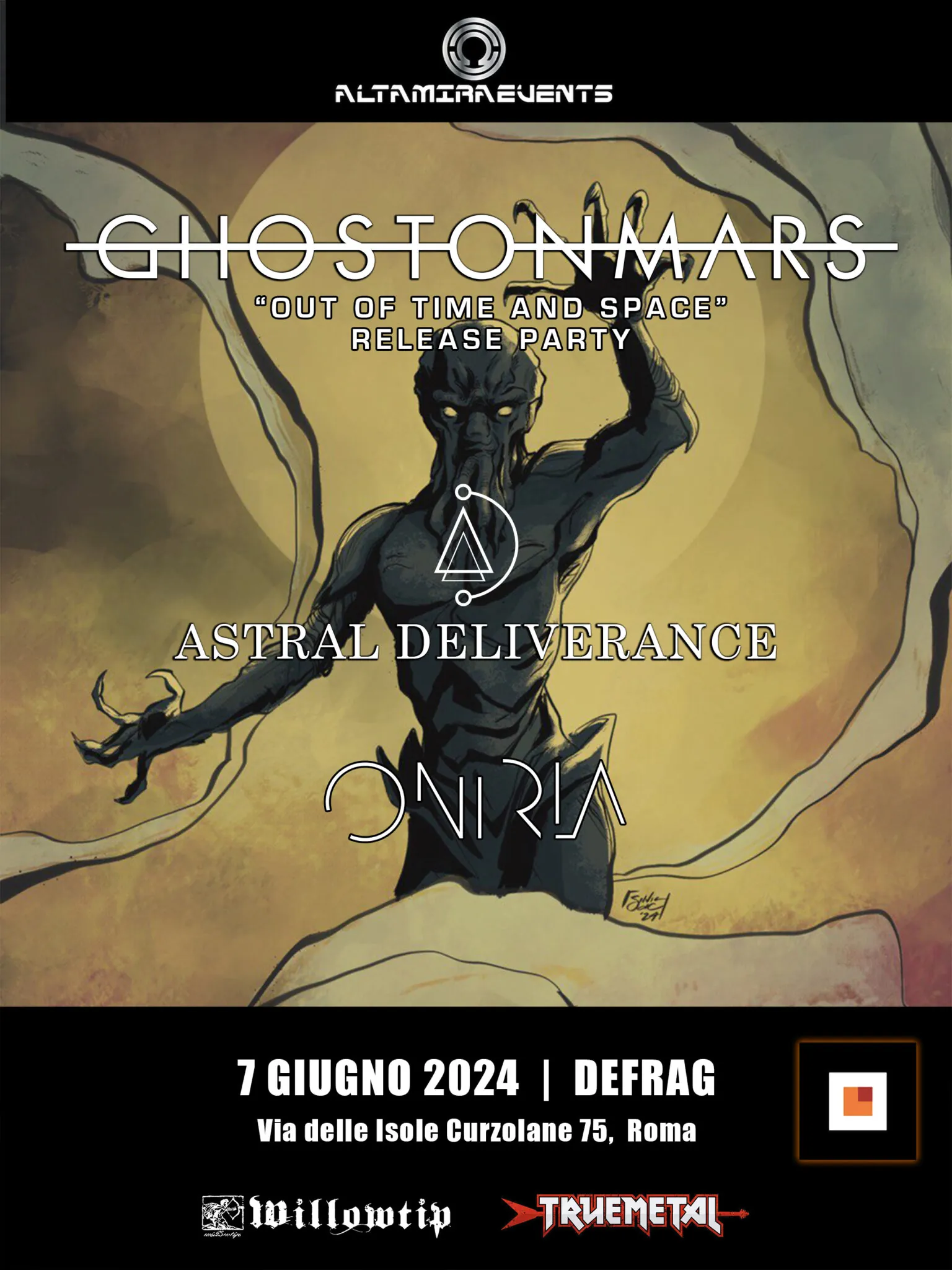 Live Report: Ghost on Mars release party + special guest @ Defrag, Roma - 07/06/2024
