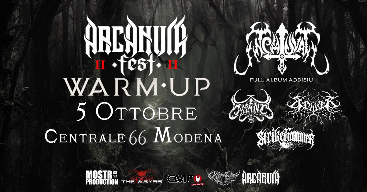 Arcanum Fest Warm Up @ Centrale 66, Modena - 05/10/2024